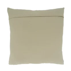 Saro Lifestyle Banded Cotton Throw Pillow With Poly Filling