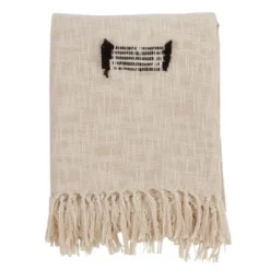50"x60" Cotton Throw Blanket With Fringed Lines - Saro Lifestyle 9 50"x60" Cotton Throw Blanket With Fringed Lines - Saro Lifestyle -Winter Glow Store GUEST 8840cc5c 85c5 43d6 b3f5 22292ab66701