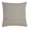 Saro Lifestyle Embroidered Llama Pillow - Poly Filled, 18" Square, Grey