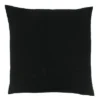 20"x20" Oversize Embroidered Crosses Design Square Throw Pillow Cover Black - Saro Lifestyle