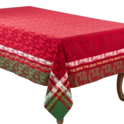 Saro Lifestyle Classic Plaid Christmas Tree Design Holiday Cotton Table Topper Tablecloth 8 Saro Lifestyle Classic Plaid Christmas Tree Design Holiday Cotton Table Topper Tablecloth -Winter Glow Store GUEST 898a7a02 e28d 4ae1 84c9 4fae1d43f669
