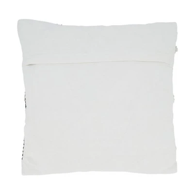 18"x18" Textured Chevron Design Square Throw Pillow Cover Blue - Saro Lifestyle 1 18"x18" Textured Chevron Design Square Throw Pillow Cover Blue - Saro Lifestyle