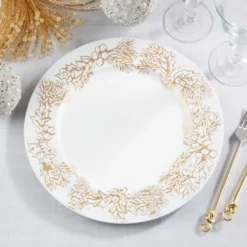 Saro Lifestyle Christmas Holly Berries Charger Plate (Set Of 4), 13"x13", White 7 Saro Lifestyle Christmas Holly Berries Charger Plate (Set Of 4), 13"x13", White -Winter Glow Store GUEST 8b93dd52 ded6 4197 ac33 4e62bd683131