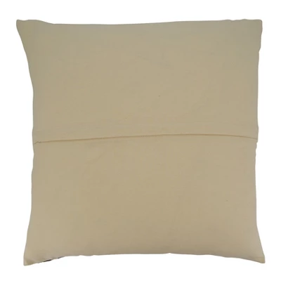 Saro Lifestyle Saro Lifestyle Cotton Pillow Cover With Striped Design, Natural, 20" 1 Saro Lifestyle Saro Lifestyle Cotton Pillow Cover With Striped Design, Natural, 20"
