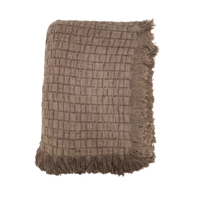 Saro Lifestyle Warm Waffle Weave Throw 4 Saro Lifestyle Warm Waffle Weave Throw - Image 4