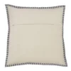 20"x20" Oversize Down Filled Striped Flange Square Throw Pillow Ivory - Saro Lifestyle