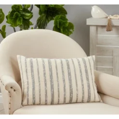 Saro Lifestyle Saro Lifestyle Modern Pillow Cover With Thin Striped Design 5 Saro Lifestyle Saro Lifestyle Modern Pillow Cover With Thin Striped Design -Winter Glow Store GUEST 952c7b71 89db 4291 9743 ff4314eb2215