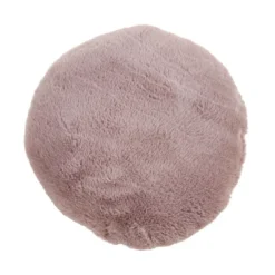 Saro Lifestyle Round Throw Pillow With Faux Rabbit Fur 12 Saro Lifestyle Round Throw Pillow With Faux Rabbit Fur -Winter Glow Store GUEST 95b08fbc d76b 41b9 8527 d3927205d2d6