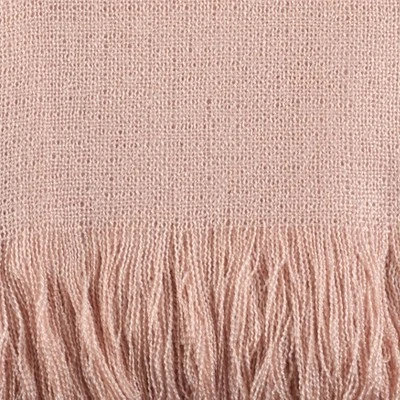 Pink Fringe Hem Throw Blankets (50"x60") - Saro Lifestyle 2 Pink Fringe Hem Throw Blankets (50"x60") - Saro Lifestyle - Image 2
