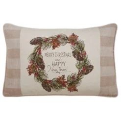 Saro Lifestyle Merry Christmas And Happy New Year Decorative Pillow Cover 4 Saro Lifestyle Merry Christmas And Happy New Year Decorative Pillow Cover -Winter Glow Store GUEST 98cdeaa8 ded5 4488 b46f 5af62aff41ef