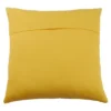 Saro Lifestyle Sugar Skull Decorative Pillow Cover, Yellow, 18"