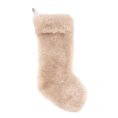 Saro Lifestyle Cozy Delight Lamb Fur Stocking 7 Saro Lifestyle Cozy Delight Lamb Fur Stocking - Image 7