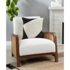 Saro Lifestyle Poly-Filled Throw Pillow With Geometric Velvet Design -Winter Glow Store GUEST 9d2f5215 7bd5 443c b566 6615c88c2668