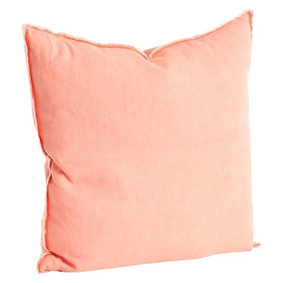 20"x20" Oversize Fringed Design Linen Square Throw Pillow - Saro Lifestyle 6 20"x20" Oversize Fringed Design Linen Square Throw Pillow - Saro Lifestyle - Image 6