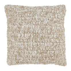 Saro Lifestyle Outdoor Zen Raffia Poly Filled Throw Pillow -Winter Glow Store GUEST a0ae953f 249f 4d73 9aa4 0e494f811b05