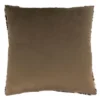 Saro Lifestyle Cheetah Print Faux Fur Decorative Pillow Cover, Brown, 22"