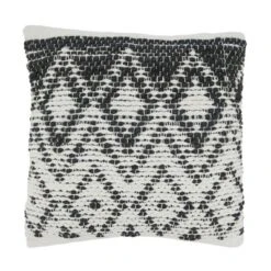 18"x18" Diamond Design Woven Square Pillow Cover - Saro Lifestyle 10 18"x18" Diamond Design Woven Square Pillow Cover - Saro Lifestyle -Winter Glow Store GUEST a156e81d 9283 4c99 96e6 de442a7d52c0