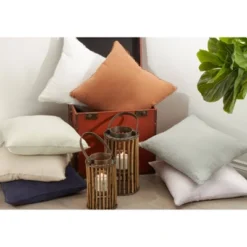 20"x20" Oversize Pom-Pom Design Square Throw Pillow - Saro Lifestyle 11 20"x20" Oversize Pom-Pom Design Square Throw Pillow - Saro Lifestyle -Winter Glow Store GUEST a273124e 3f05 4f00 94f4 cace5147b65c