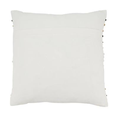 Twisted Cord Throw Pillow - Saro Lifestyle 1 Twisted Cord Throw Pillow - Saro Lifestyle