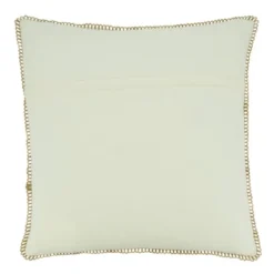 20"x20" Oversize Sea Horse Design Square Throw Pillow Cover Aqua Blue - Saro Lifestyle