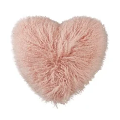 Saro Lifestyle Lush And Luxe Heart-Shaped Mongolian Lamb Fur Poly Filled Throw Pillow 9 Saro Lifestyle Lush And Luxe Heart-Shaped Mongolian Lamb Fur Poly Filled Throw Pillow -Winter Glow Store GUEST a94ba3d8 1979 4587 864d 5d7284b394ad