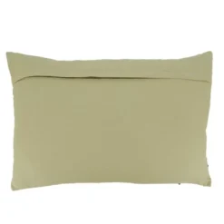 Saro Lifestyle Throw Pillow Cover With Dash Line Design