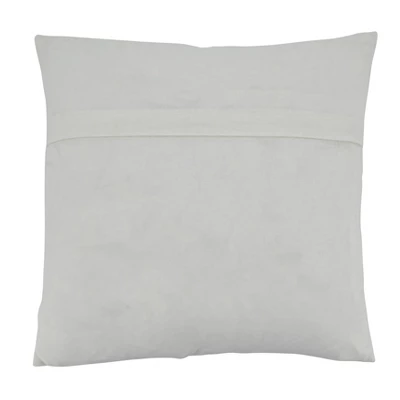 Saro Lifestyle Cotton Throw Pillow Cover With Block Print Taj Kantha Stitch Design 1 Saro Lifestyle Cotton Throw Pillow Cover With Block Print Taj Kantha Stitch Design