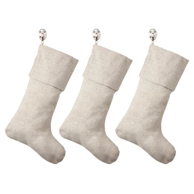 Saro Lifestyle Solid Color Toscana Christmas Stocking 6 Saro Lifestyle Solid Color Toscana Christmas Stocking - Image 6