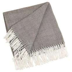 50"X60" Herringbone Tassel Fringe Throw Blanket - Saro Lifestyle 10 50"X60" Herringbone Tassel Fringe Throw Blanket - Saro Lifestyle -Winter Glow Store GUEST ac213076 b0a7 447e 9020 2fc2a7cd295c