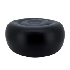 Saro Lifestyle Sketch Leaf Outdoor Ottoman, 21"x9" Round, Black/White 7 Saro Lifestyle Sketch Leaf Outdoor Ottoman, 21"x9" Round, Black/White -Winter Glow Store GUEST b1a1eae9 6785 4ec7 8051 22f316e54247