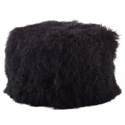 Saro Lifestyle Real Mongolian 100% Wool Lamb Fur Pouf Ottoman Square 9 Saro Lifestyle Real Mongolian 100% Wool Lamb Fur Pouf Ottoman Square -Winter Glow Store GUEST b2a0717d ea21 4744 89b1 fcfe53606631