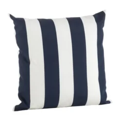 17"x17" Striped Poly Filled Indoor/Outdoor Accent Square Throw Pillow - Saro Lifestyle -Winter Glow Store GUEST b2ae2047 5721 445e 9a81 c5ff3ba144b3