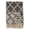 50"x60" Moroccan Tile Throw Blanket - Saro Lifestyle