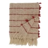 Saro Lifestyle Corded Throw, 50x60 Inches, Red