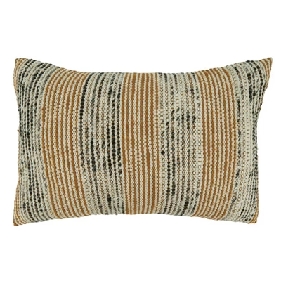 Saro Lifestyle Saro Lifestyle Throw Pillow Cover With Stripe Design 3 Saro Lifestyle Saro Lifestyle Throw Pillow Cover With Stripe Design - Image 3