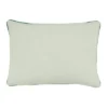 14"x20" Oversize Poly Filled Beach Design Lumbar Throw Pillow Ivory - Saro Lifestyle