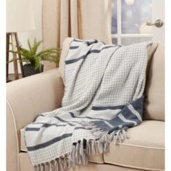 Saro Lifestyle Waffle Weave Reversible Throw Blanket -Winter Glow Store GUEST bf62b9cd a4fa 47a0 843a bc569b62ed99