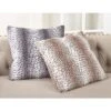 Saro Lifestyle Juneau Collection Faux Fur Throw Pillow Cover
