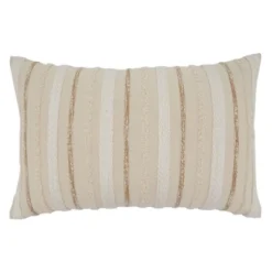 Saro Lifestyle Poly-Filled Woven Stripe Design Throw Pillow, Natural 4 Saro Lifestyle Poly-Filled Woven Stripe Design Throw Pillow, Natural -Winter Glow Store GUEST c7cf0241 0580 427b 9403 9830161c2eb0