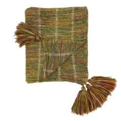 Saro Lifestyle Striped Design Throw Blanket