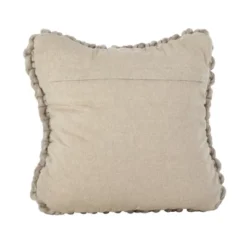 18"x18" Chunky Knit Square Throw Pillow Cover - Saro Lifestyle