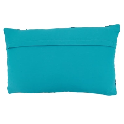 Saro Lifestyle Striped Chindi Decorative Pillow Cover 1 Saro Lifestyle Striped Chindi Decorative Pillow Cover