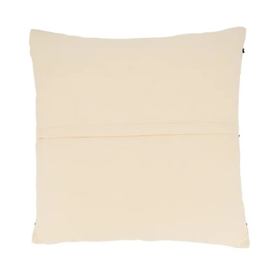 20"x20" Oversize Sleek Striped Woven Square Throw Pillow Cover - Saro Lifestyle 1 20"x20" Oversize Sleek Striped Woven Square Throw Pillow Cover - Saro Lifestyle