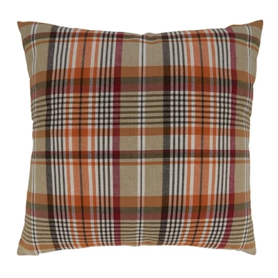 Saro Lifestyle Plaid Decorative Pillow Cover 3 Saro Lifestyle Plaid Decorative Pillow Cover - Image 3