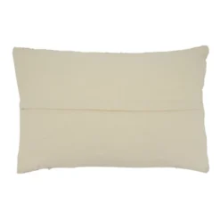 Saro Lifestyle Fringe Stripe Decorative Pillow Cover