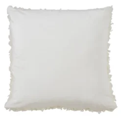 18"x18" Faux Lamb Fur Square Pillow Cover - Saro Lifestyle