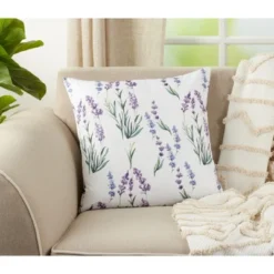Saro Lifestyle Lavender Decorative Pillow Cover, Lavender, 18" 3 Saro Lifestyle Lavender Decorative Pillow Cover, Lavender, 18" -Winter Glow Store GUEST d5419428 f8d6 4694 9097 357226aadd81