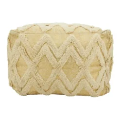 Saro Lifestyle Tufted Pouf With Foil Print Design 9 Saro Lifestyle Tufted Pouf With Foil Print Design -Winter Glow Store GUEST d76becdb f604 4e54 9a55 0ccbd1af8efb