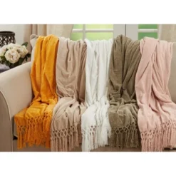 Saro Lifestyle Chenille Throw Blanket With Knotted Design 12 Saro Lifestyle Chenille Throw Blanket With Knotted Design -Winter Glow Store GUEST d8c3bdb5 de7f 411d aecd 5cab80d74e42