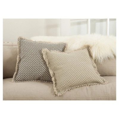 20"x20" Oversize Corinth Moroccan Tile Design Square Throw Pillow - Saro Lifestyle 1 20"x20" Oversize Corinth Moroccan Tile Design Square Throw Pillow - Saro Lifestyle